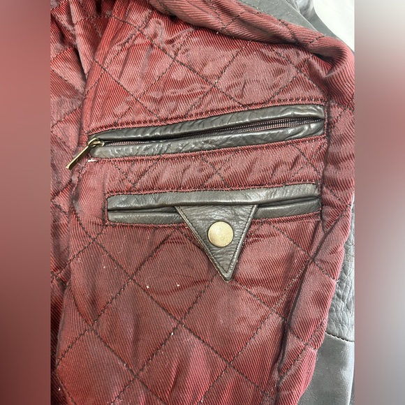 - Faux Leather Moto Jacket size: Large - Picture 9 of 11